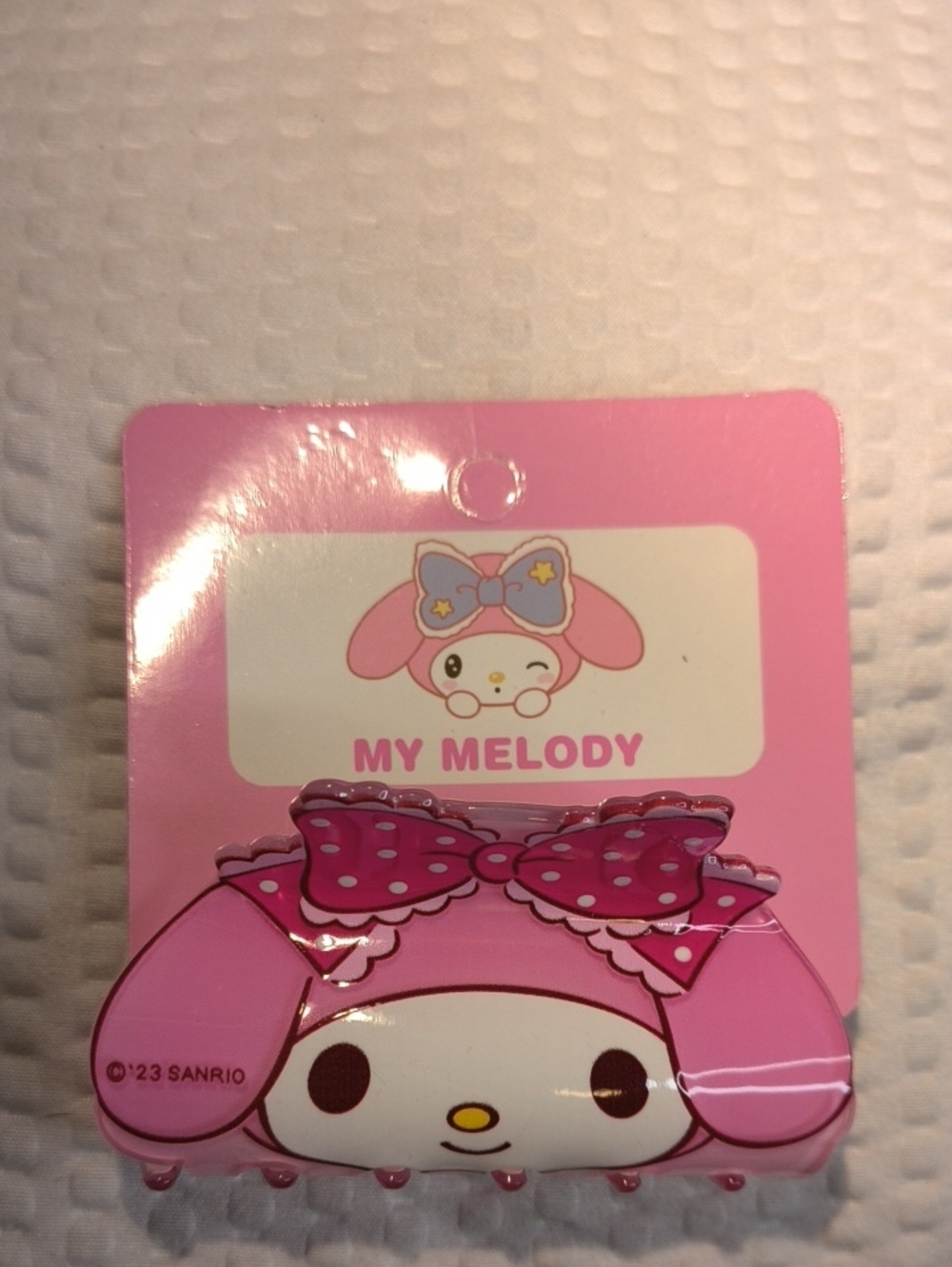 Sanrio My Melody Pink Bow Hair Clip